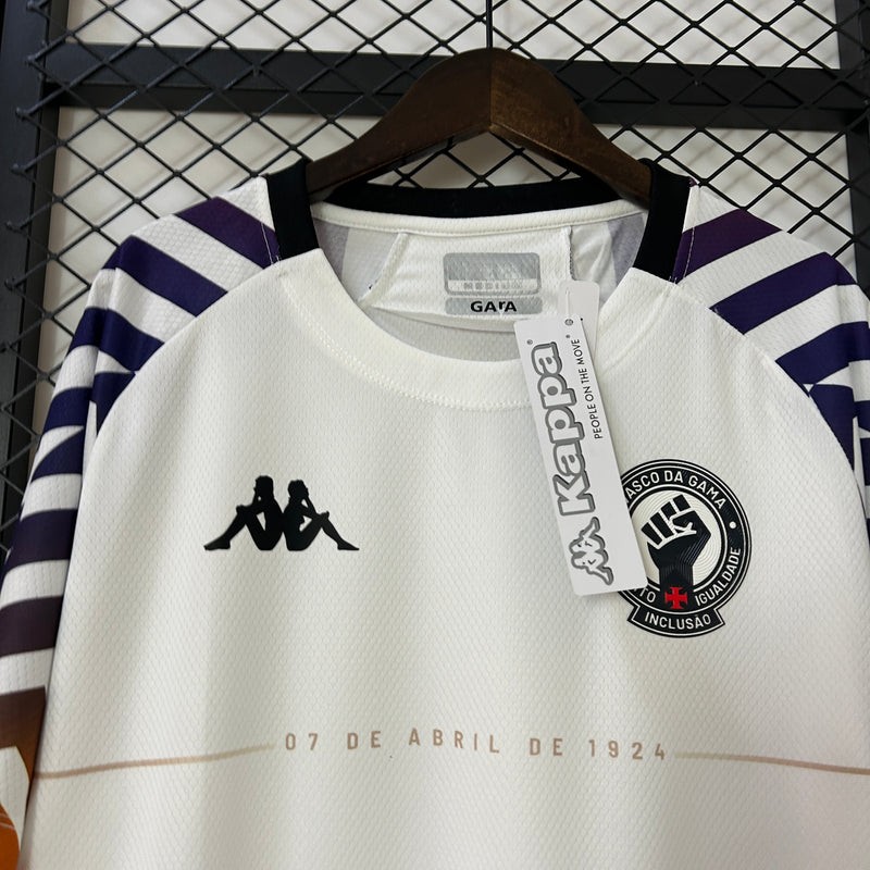 Camisa do Vasco Jersey 24/25 Torcedor Branca