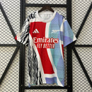 Camisa do Arsenal Pré-Jogo 24/25 Torcedor Vermelho e Branco