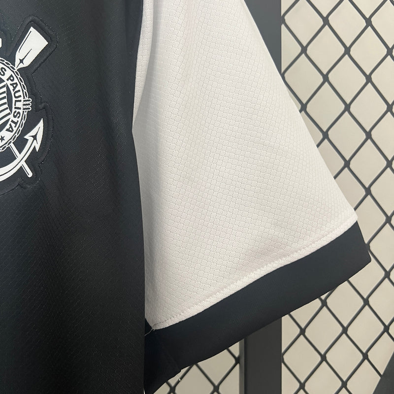 Camisa do Corinthians III 24/25 Torcedor Preta e Branca