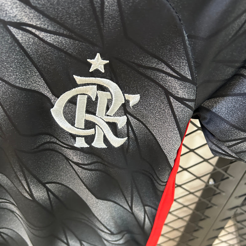 Kit infantil do Flamengo III 24/25 Torcedor Cinza