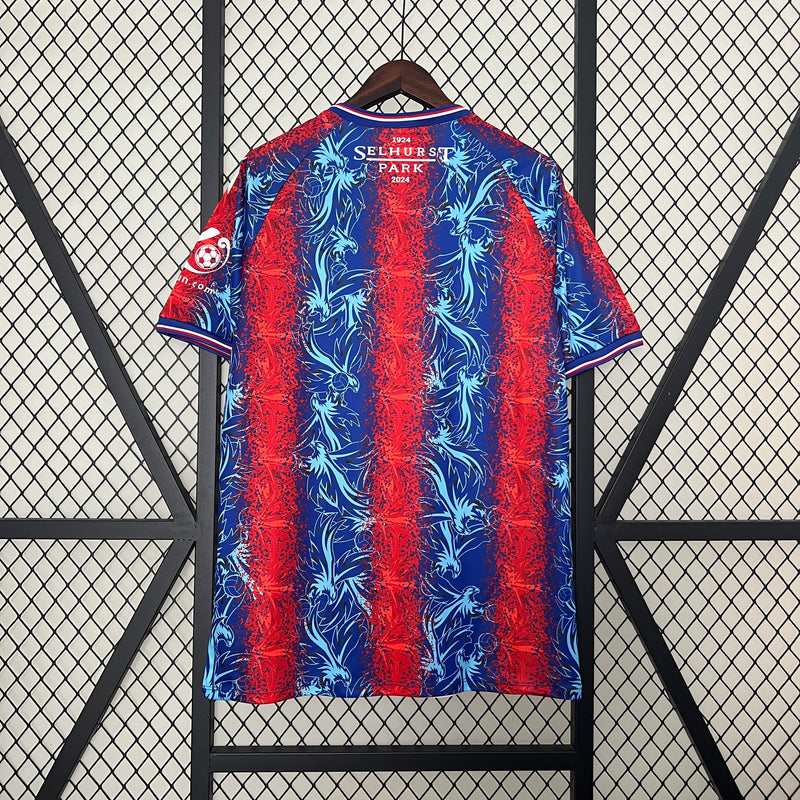 Camisa do Crystal Palace I 24/25 Torcedor Azul e Vermelho