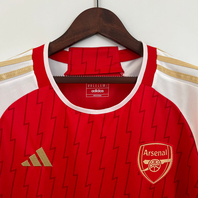 Camisa do Arsenal I 23/24 Torcedor Vermelha