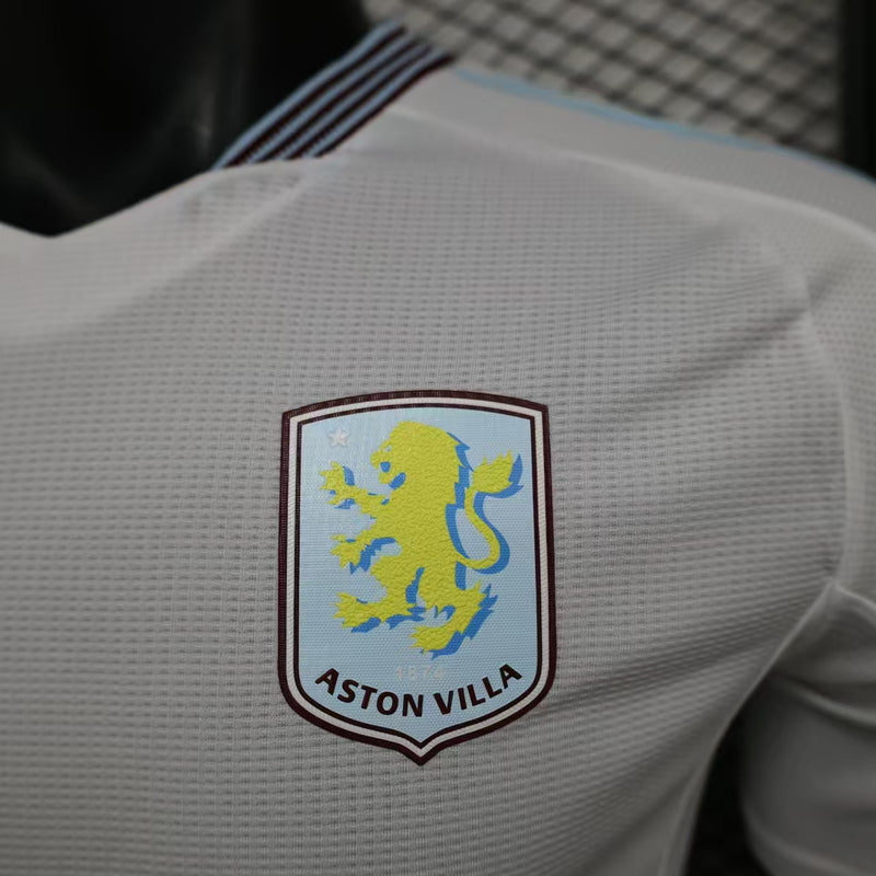 Camisa do Aston Villa II 24/25 JOGADOR Branca