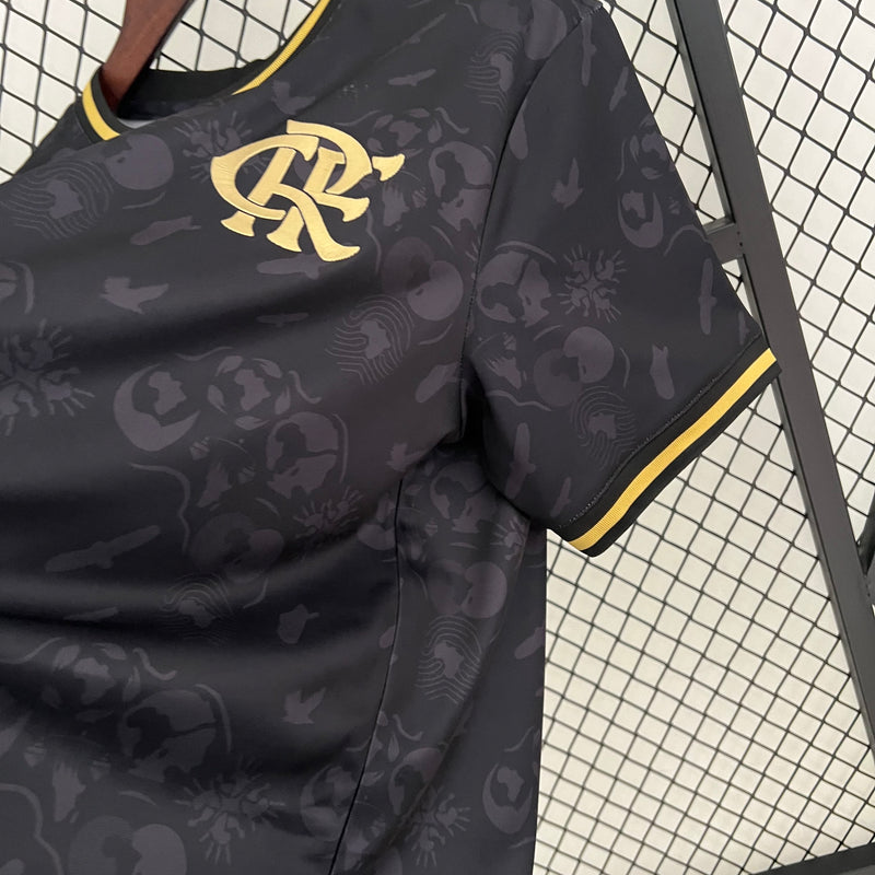Camisa do Flamengo Black 23/24 Torcedor Preta