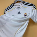 Camisa do Real Madrid I 09/10 Torcedor Branca RETRO