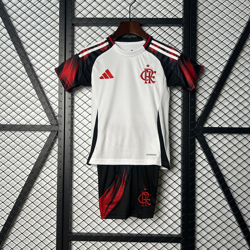 Kit infantil do Flamengo II 25/26 Torcedor Branco