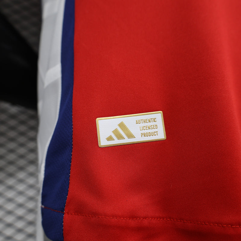 Camisa do Arsenal I 24/25 JOGADOR Vermelha