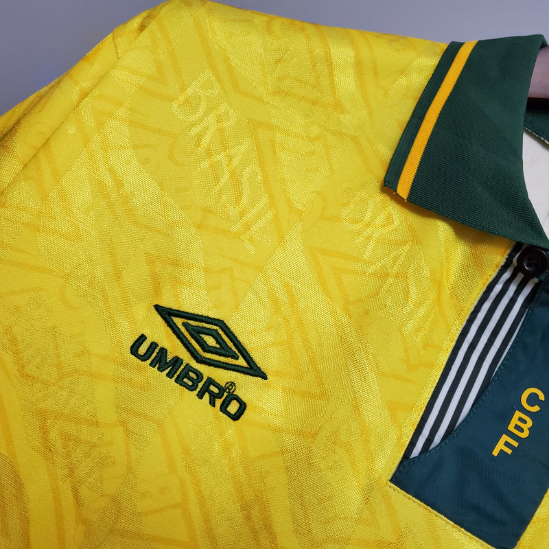 Camisa da Seleção Brasileira I 1991 Torcedor RETRO