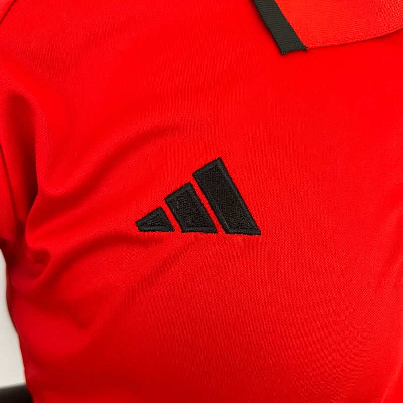 Camisa do Flamengo Polo Vermelha 23/24 Torcedor