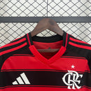 Camisa do Flamengo I 25/26 Torcedor Preta e Vermelha