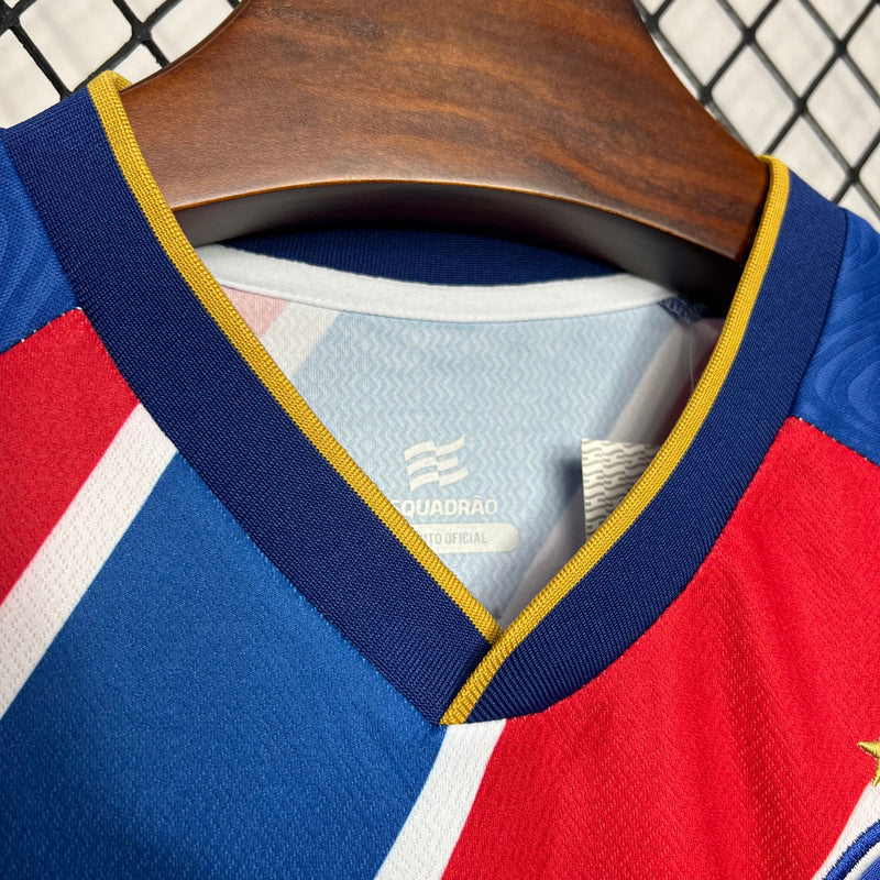 Camisa do Bahia I 24/25 Torcedor Azul e Vermelha
