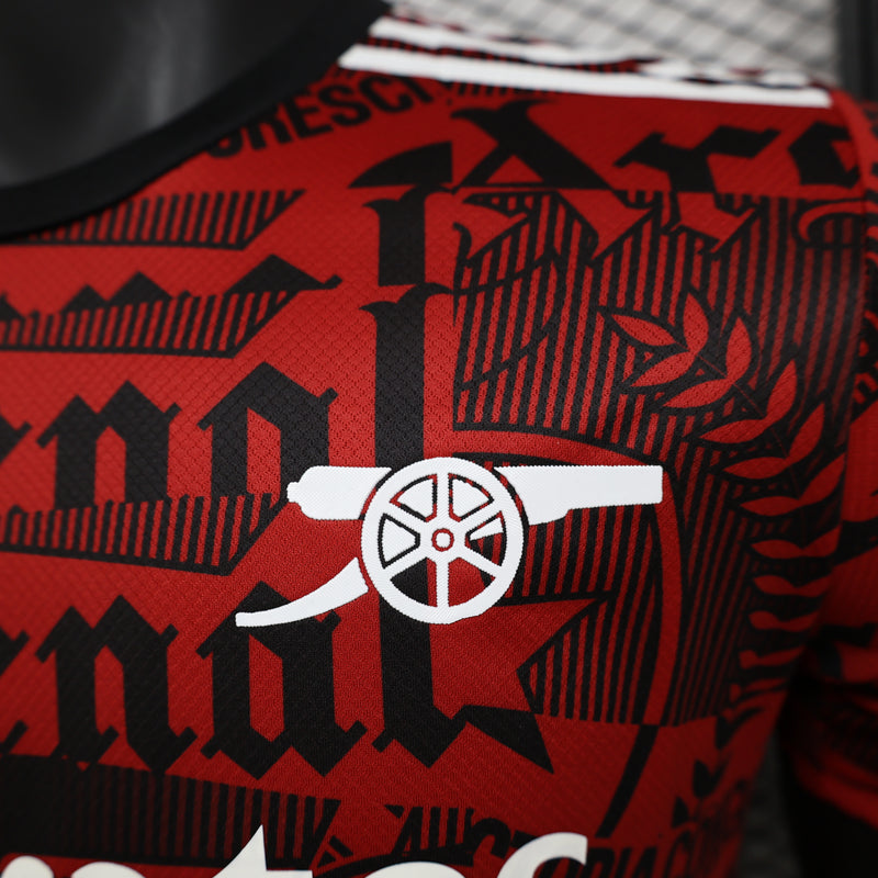 Camisa do Arsenal Edição Especial 24/25 JOGADOR Vermelha