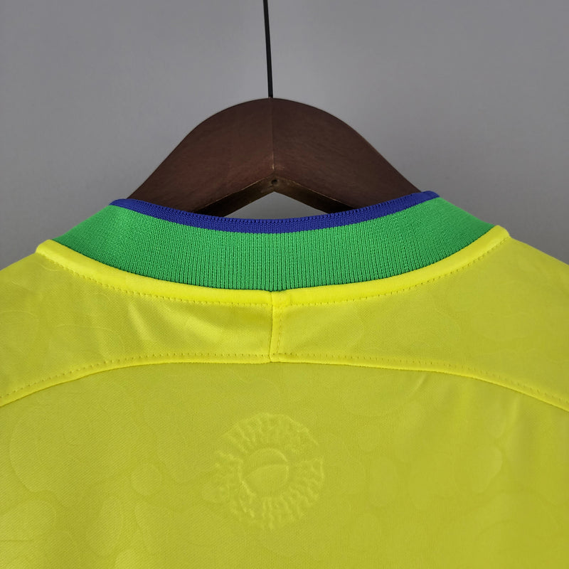 Camisa da Seleção Brasileira I 2022 Torcedor Amarela