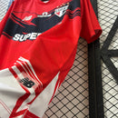 Camisa do São Paulo Treino 25/26 Torcedor Vermelho e Preto