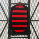 Camisa do Flamengo Manga longa I 25/26 Torcedor Preta e Vermelha