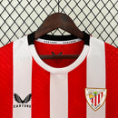 Camisa do Athletico Bilbao I 24/25 Torcedor Vermelha e Branca