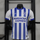 Camisa do Brighton I 24/25 JOGADOR Branca e Azul