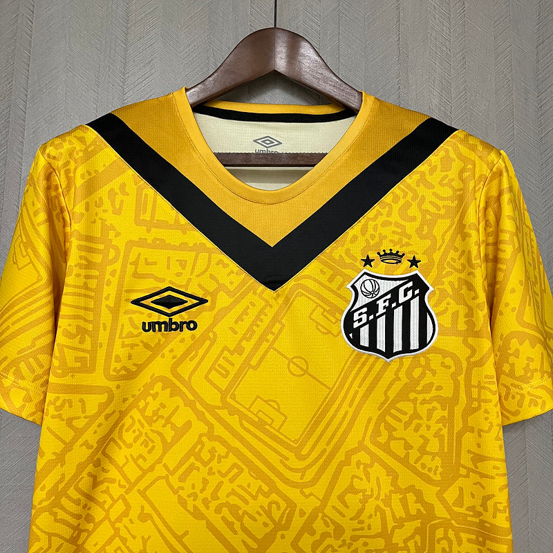 Camisa do Santos III 25/26 Torcedor Amarela