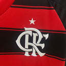 Camisa do Flamengo Manga longa I 25/26 Torcedor Preta e Vermelha