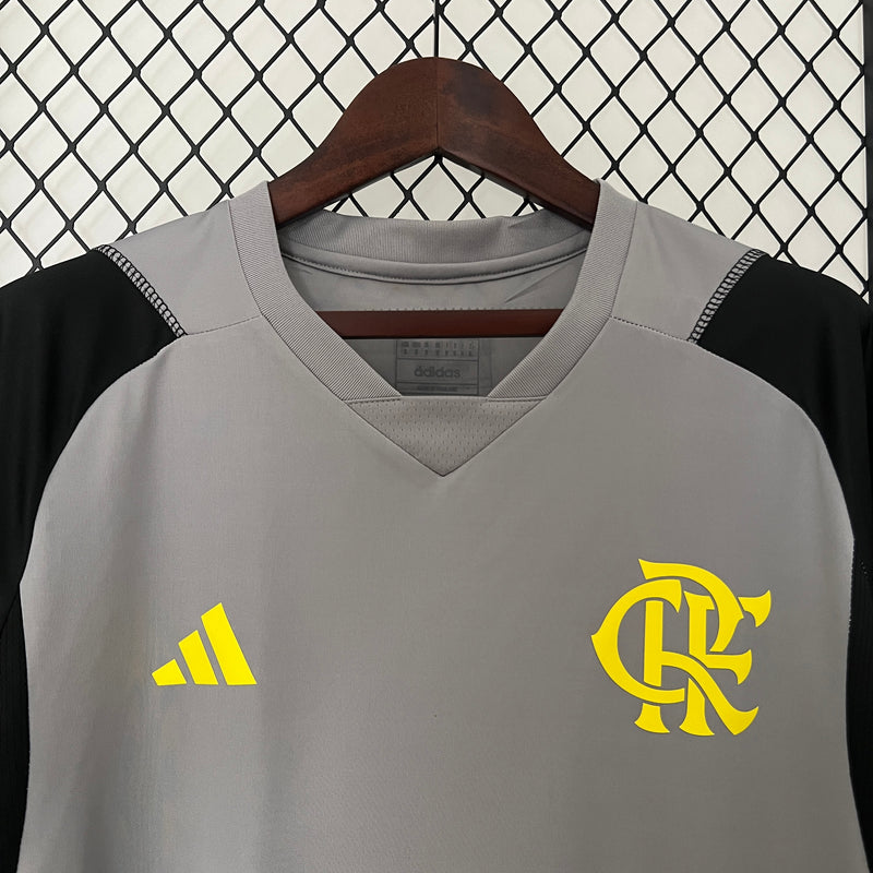 Camisa do Flamengo Treino 24/25 Torcedor Cinza