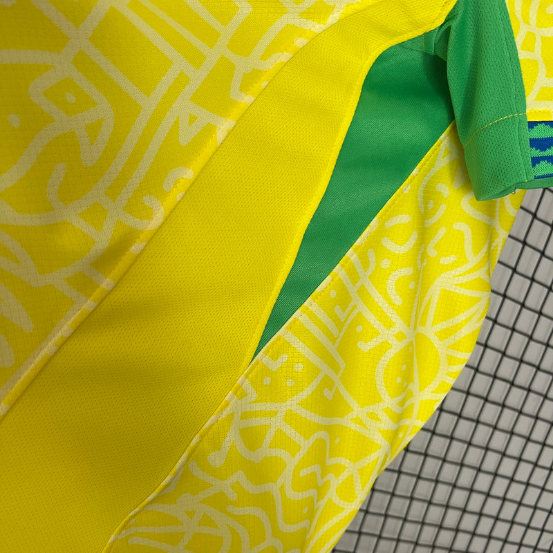 Camisa da Seleção Brasileira I 2024 Torcedor Amarela