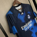 Camisa do Real Madrid Joint Edition 18/19 Torcedor Preta e Azul RETRO