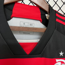 Camisa do Flamengo I 24/25 Torcedor Preta e Vermelha