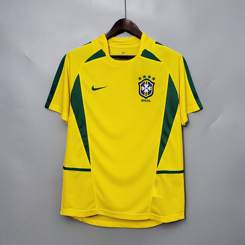 Camisa da Seleção Brasileira I 2002 Torcedor RETRO
