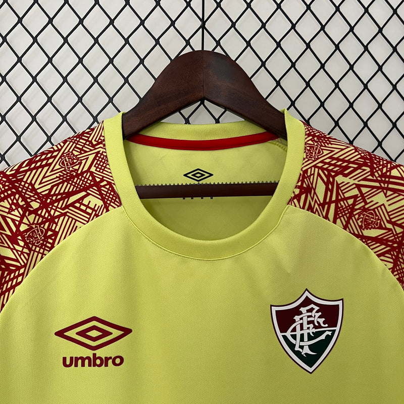 Camisa do Fluminense Treino 24/25 Torcedor Amarela