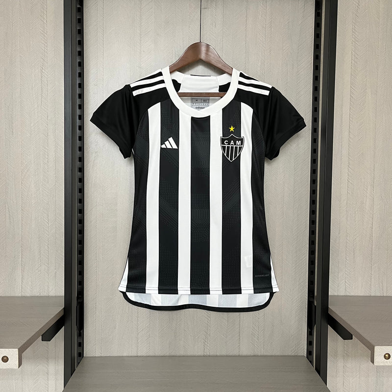 Camisa feminina do Atlético Mineiro I 24/25 Torcedor Preta