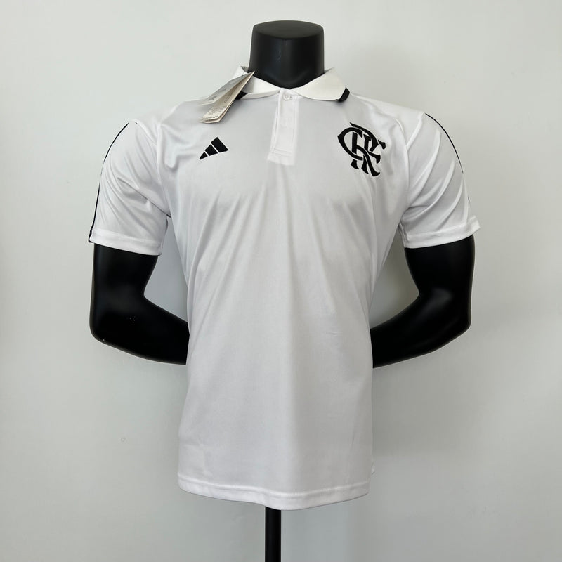 Camisa do Flamengo Polo Branca 23/24 Torcedor