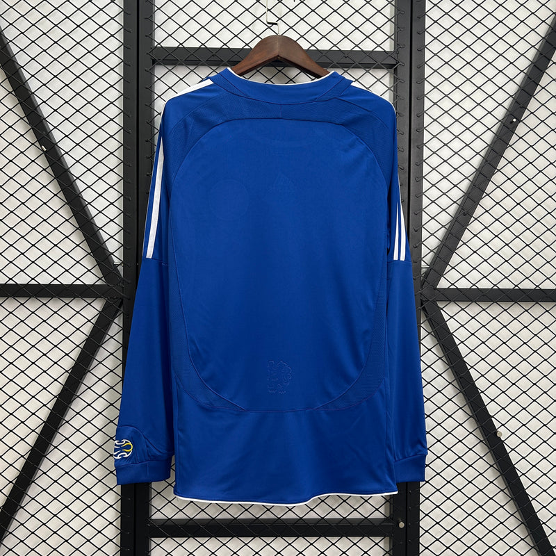 Camisa do Chelsea I Manga Longa 06/07 Torcedor RETRO