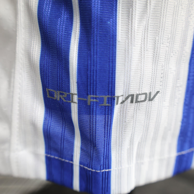 Camisa do Brighton I 24/25 JOGADOR Branca e Azul
