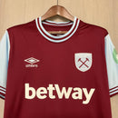 Camisa do West Ham United I 24/25 Torcedor Vermelha