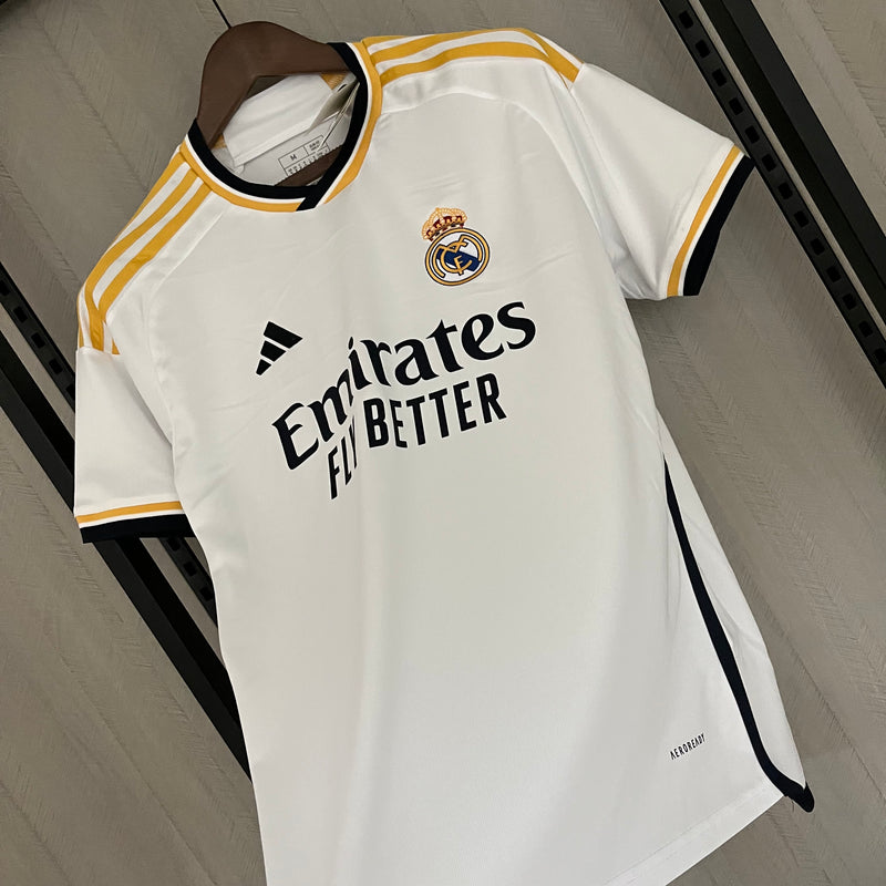 Camisa do Real Madrid I 23/24 Torcedor Branca