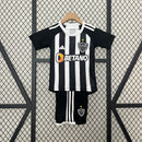 Kit infantil do Atlético Mineiro I 24/25 Torcedor Preto e Branco