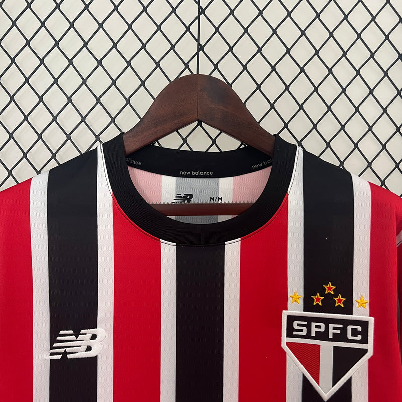 Camisa do São Paulo II Manga Longa 24/25 Torcedor Tricolor