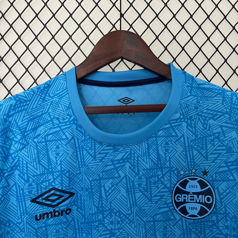 Camisa do Gremio Goleiro 24/25 Torcedor Azul Claro