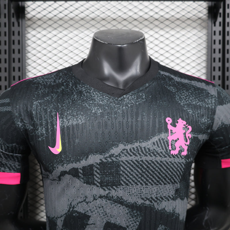 Camisa do Chelsea III 24/25 JOGADOR Preta