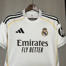 Camisa do Real Madrid I 25/26 Torcedor Branca