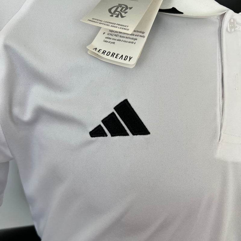 Camisa do Flamengo Polo Branca 23/24 Torcedor