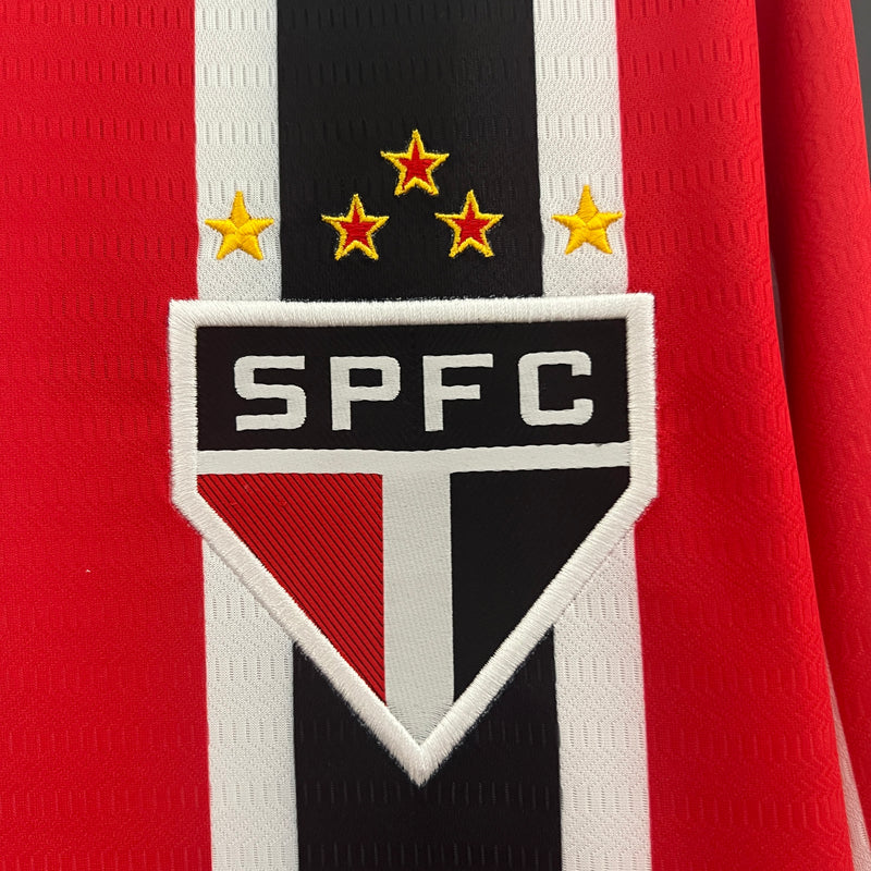 Camisa do São Paulo II Manga Longa 24/25 Torcedor Tricolor