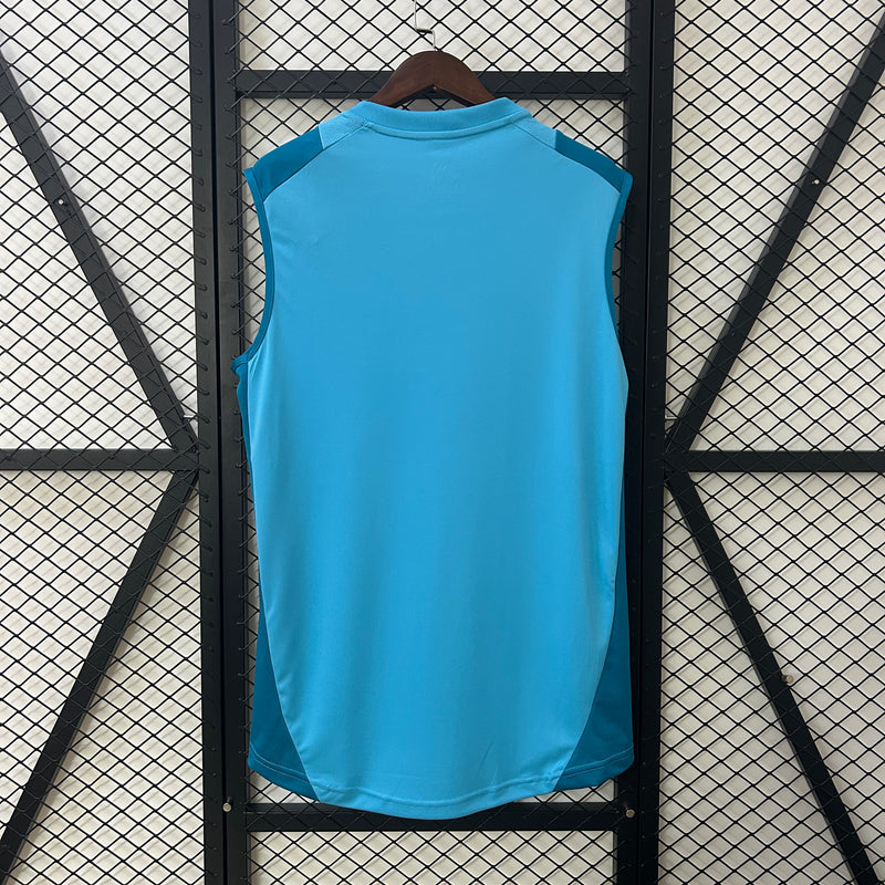 Camisa Regata do Flamengo Treino 25/26 Torcedor Azul