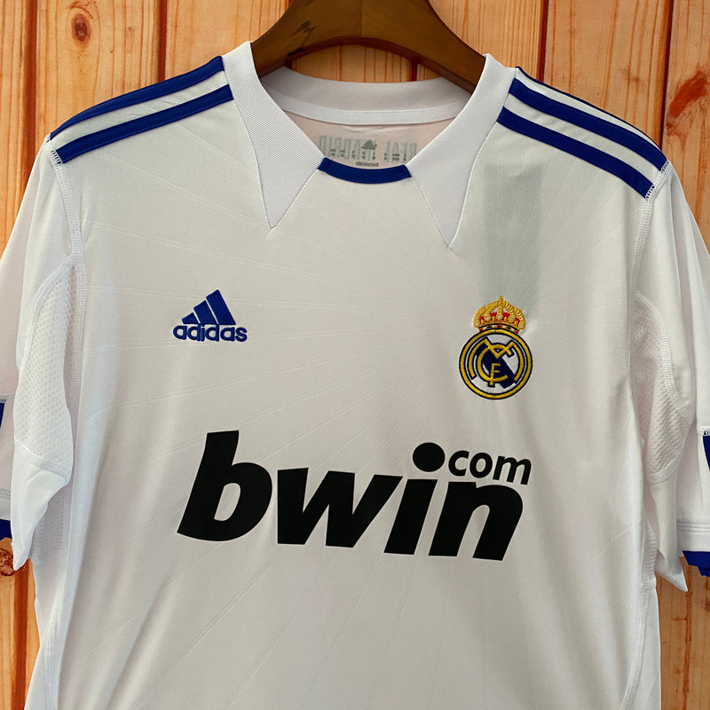 Camisa do Real Madrid I 10/11 Torcedor Branca RETRO
