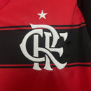 Camisa do Flamengo I 25/26 Torcedor Preta e Vermelha