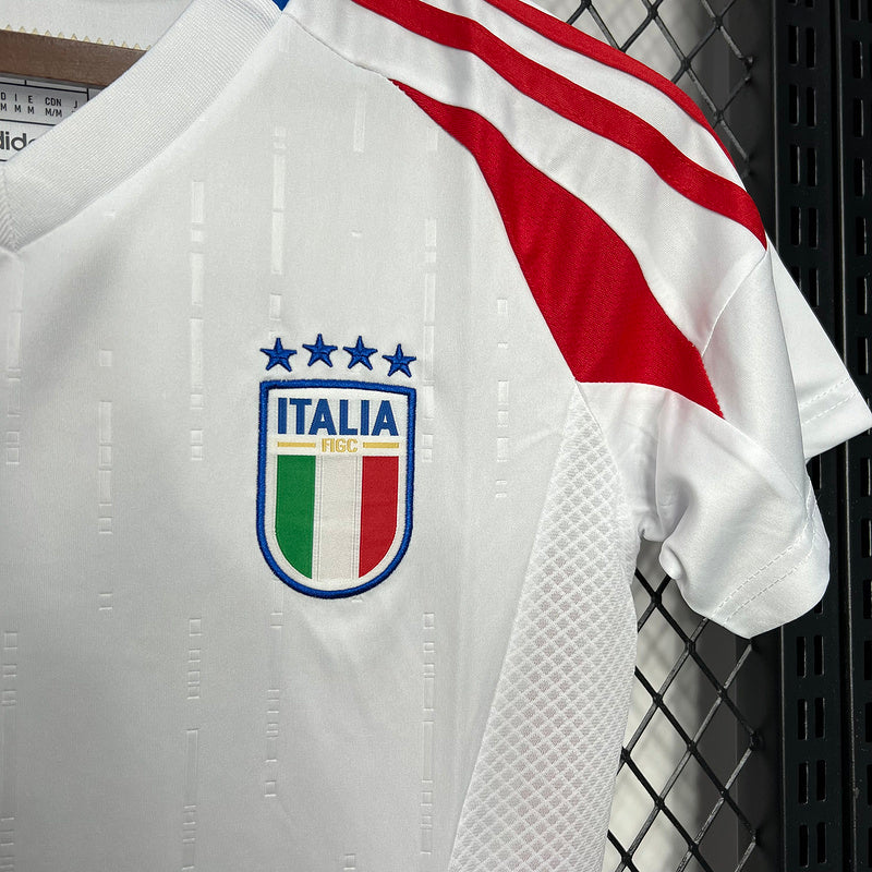 Camisa Feminina da Itália II 2024 Torcedor Branca