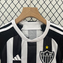 Kit infantil do Atlético Mineiro I 24/25 Torcedor Preto e Branco