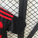 Kit infantil do Flamengo I 25/26 Torcedor Preto e Vermelho