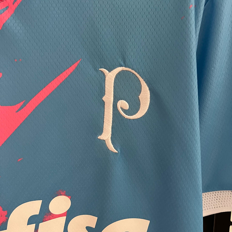 Camisa do Palmeiras Edição comemorativa 23/24 Torcedor Azul e rosa