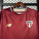 Camisa do São Paulo Treino 25/26 Torcedor Vermelha